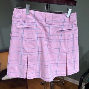 Nike Pink Pleated Golf Skort